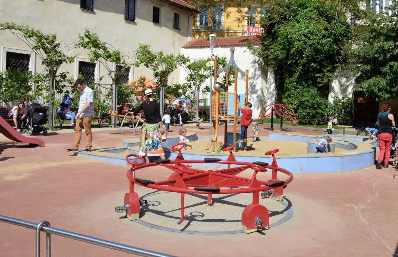 Playground in Franciscan Garden